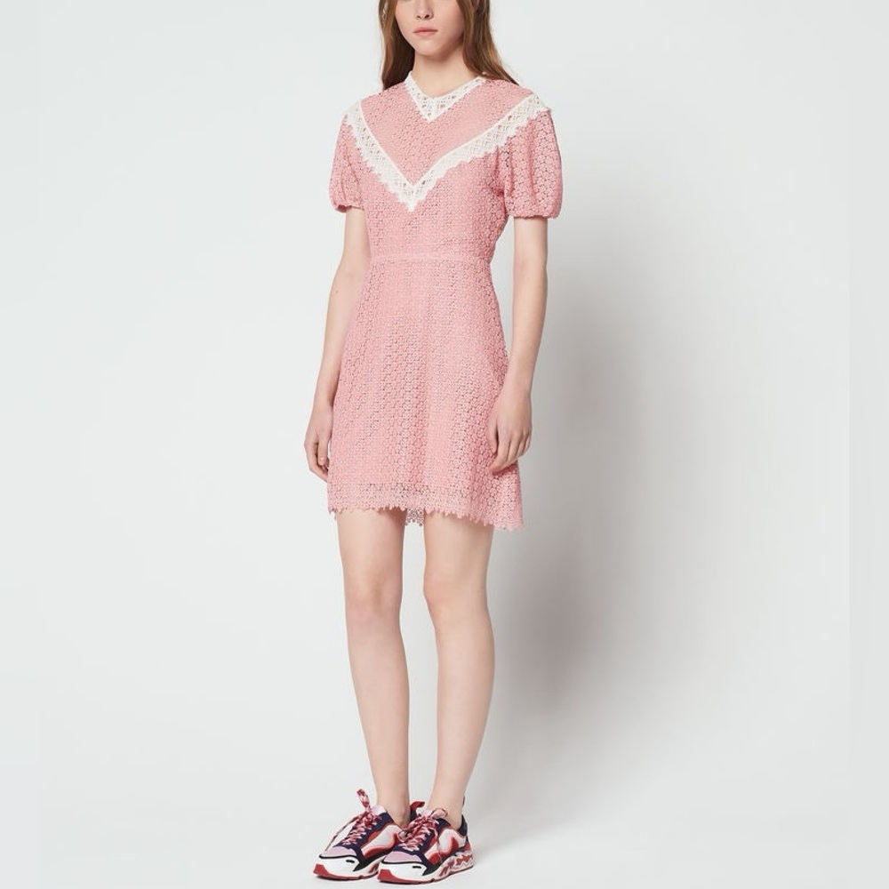 SANDRO LACE DRESS